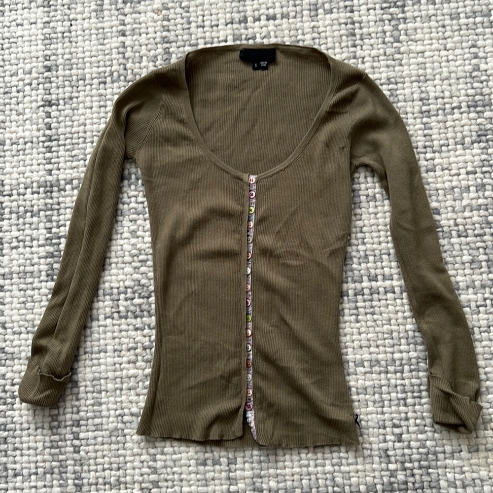 great details on this soft Paul Smith T Shirt in Khaki Green